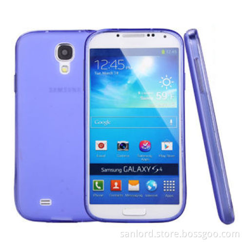 Frosted TPU Cases for Samsung S4/i9500, with Dust-proof Plugs